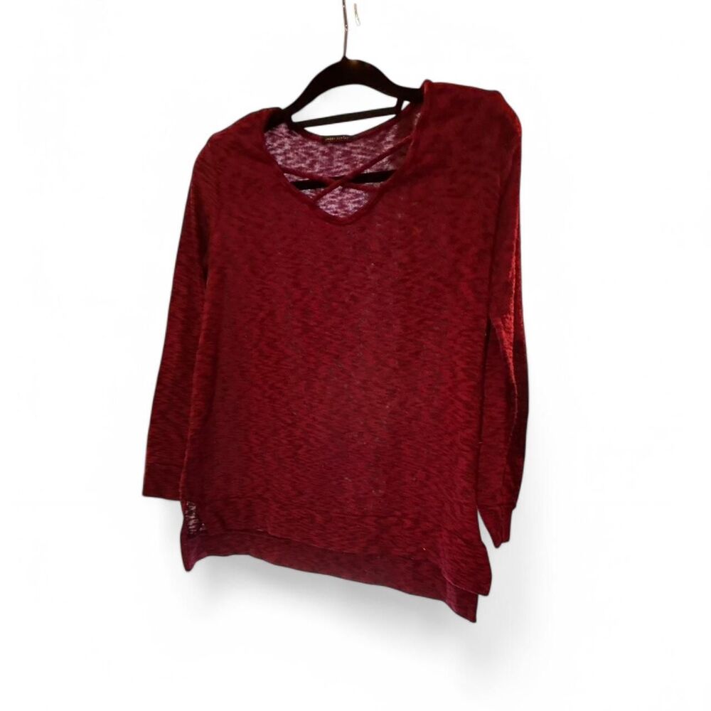 Modcloth Women's Burgundy and Purple Shirt